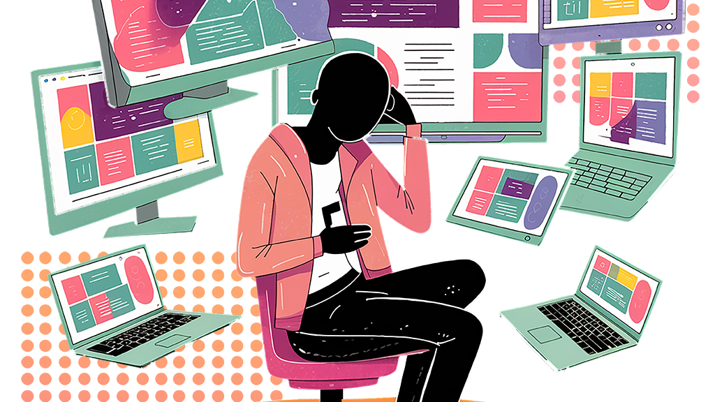 UX designer overwhelmed by UX information systems