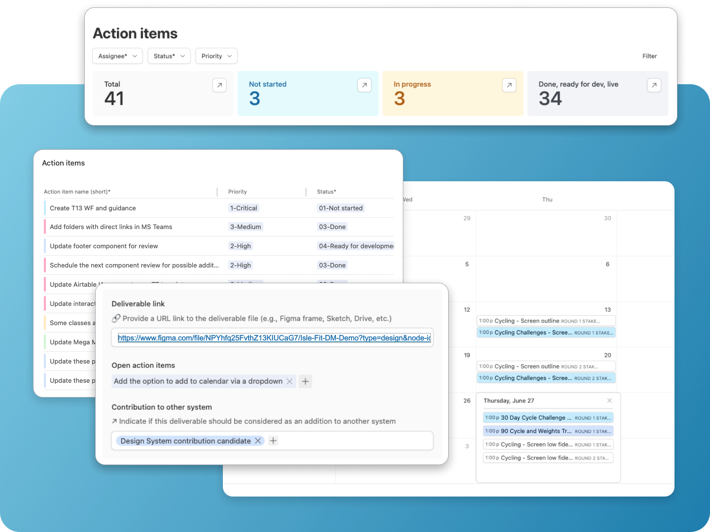 Accountability - Manage design reviews