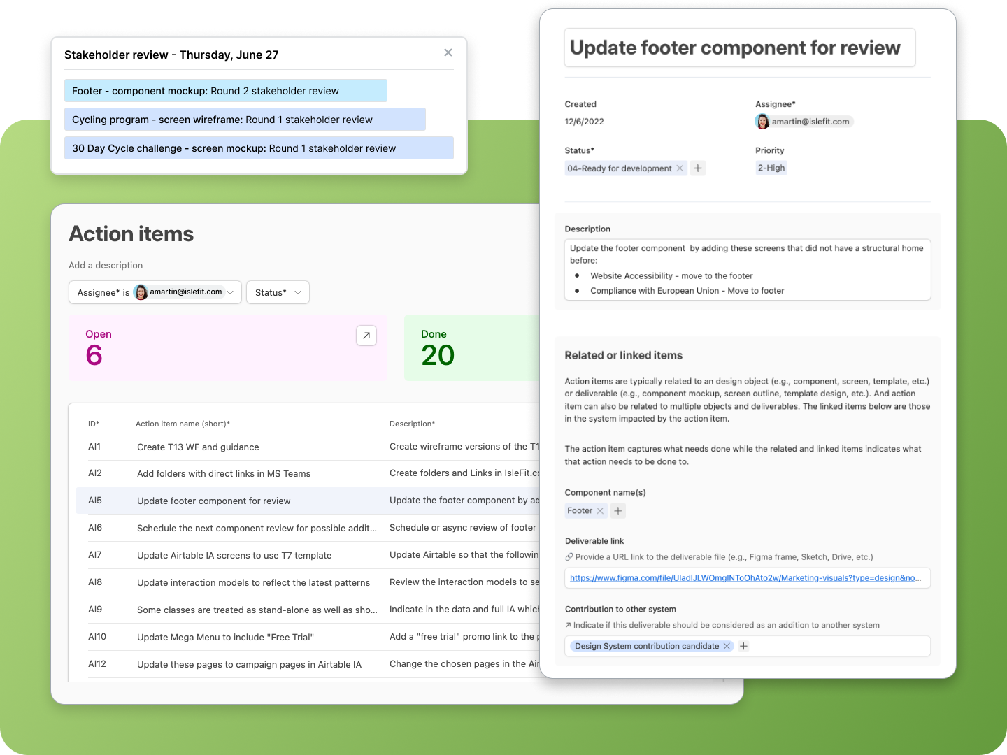 Accountable - Respond to stakeholder feedback