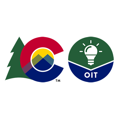 Logos for state of Colorado and the Office of Information Technology