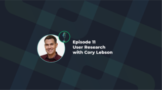 Header image introducing Episode 5 of the Limina Podcast with Cory Lebson on User Research